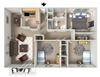 The Notre Dame The Notre Dame 3 Bed 2 Bath 1193 Square Feet